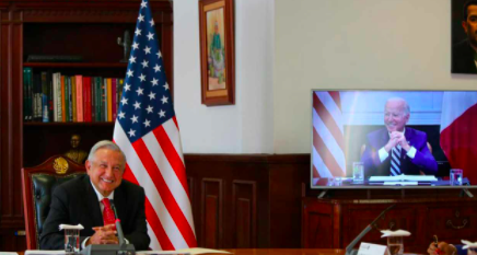 ENCUENTRO VIRTUAL, AMLO Y JOE BIDEN ACUERDAN TRABAJAR JUNTOS EN AGENDA BILATERAL