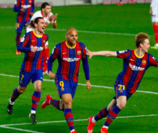 BARCELONA AVANZA CON DRAMA A LA FINAL DE LA COPA DEL REY