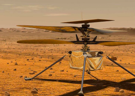 LA NASA VOLARÁ POR PRIMERA VEZ UN HELICÓPTERO EN MARTE