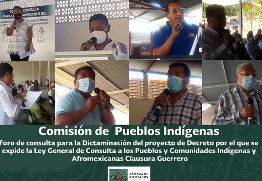 CONCLUYÓ FORO DE LEY DE CONSULTA A COMUNIDADES INDÍGENAS Y AFROMEXICANAS