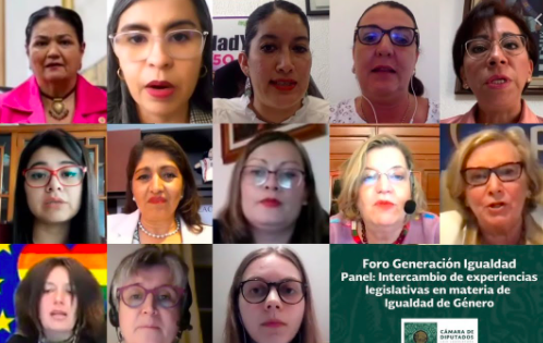 DIPUTADAS DE MÉXICO Y DE LA UNIÓN EUROPEA INTERCAMBIAN EXPERIENCIAS SOBRE IGUALDAD DE GÉNERO