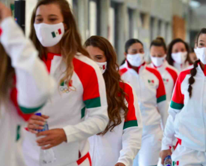 LA SEDENA TRASLADARÁ EQUIPOS DE DEPORTISTAS QUE PARTICIPARÁN EN LA OLIMPIADA DE TOKYO