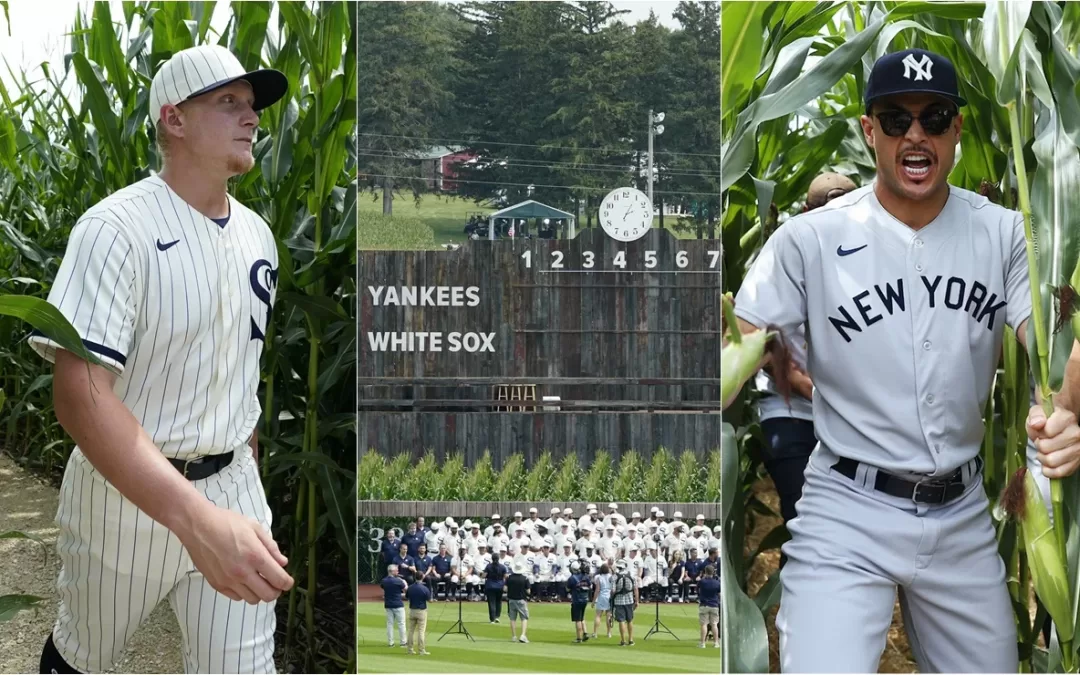 EL DUELO YANKEES-MEDIAS BLANCAS, EN UN CAMPO DE MAÍZ