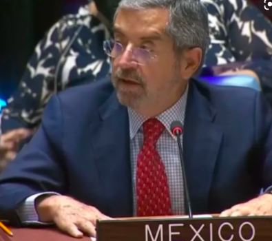 MÉXICO PIDE EN LA ONU ESCLARECER EL USO DE ARMAS QUÍMICAS EN SIRIA