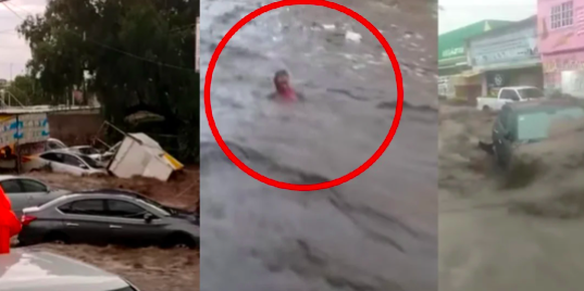 TORMENTAS EN ECATEPEC, EDOMEX, DEJAN DOS MUERTOS