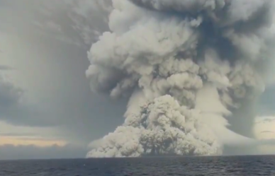 ALERTA EN EL PACÍFICO POR LA DETECCIÓN DE NUEVA «GRAN ERUPCIÓN» VOLCÁNICA EN TONGA