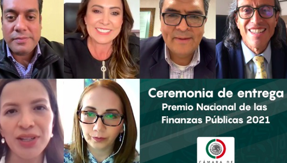 ENTREGAN EN CÁMARA DE DIPUTADOS EL “PREMIO NACIONAL DE LAS FINANZAS PÚBLICAS 2021”