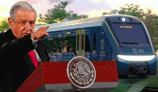 AUN CON DIFICULTADES, TREN MAYA SERÁ INAUGURADO EN 2023: AMLO