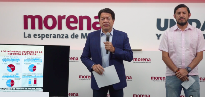 DENUNCIARÁ MORENA POR TRAICIÓN A LA PATRIA A DIPUTADOS QUE RECHAZARON REFORMA ELÉCTRICA