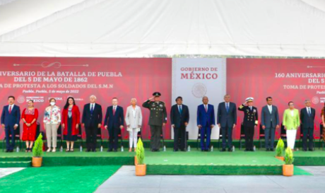 EL DIPUTADO SERGIO GUTIÉRREZ LUNA ASISTIÓ A LA CEREMONIA POR EL 160 ANIVERSARIO DE LA BATALLA DE PUEBLA￼