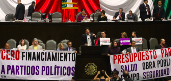 RECHAZAN DIPUTADOS DEL PRI REDUCCIÓN DEL 50% AL FINANCIAMIENTO PÚBLICO A PARTIDOS