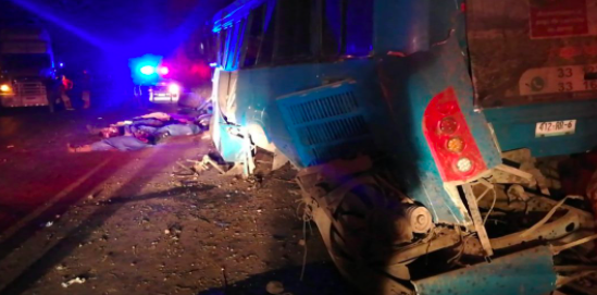 SUBEN A 14 LOS MUERTOS POR ACCIDENTE EN CARRETERA TUXCUECA-CITALA, JALISCO￼