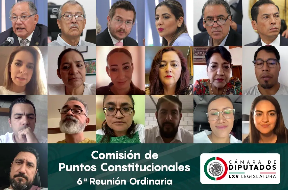 LA COMISIÓN DE PUNTOS CONSTITUCIONALES APROBÓ TRES DICTÁMENES QUE REFORMAN LA CONSTITUCIÓN POLÍTICA￼