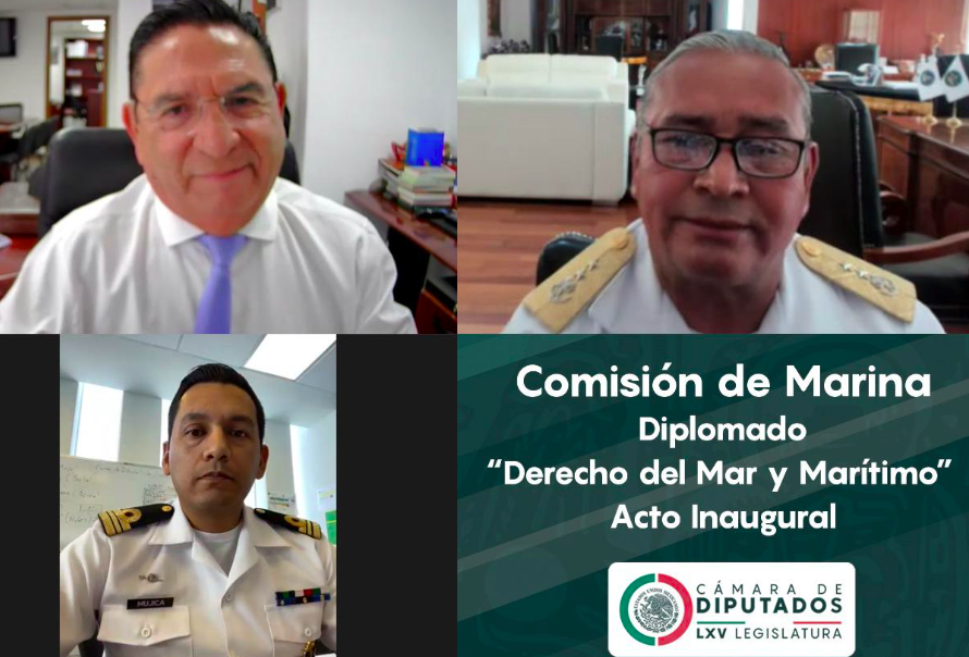 INAUGURAN EN CÁMARA DE DIPUTADOS EL DIPLOMADO “DERECHO DEL MAR Y MARÍTIMO”￼