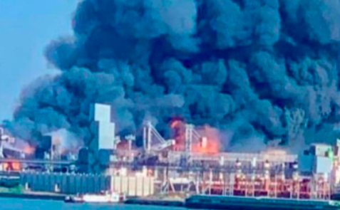 RUSIA DESTRUYE LA SEGUNDA TERMINAL DE GRANOS MÁS GRANDE DE UCRANIA