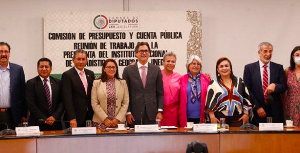 LA COMISIÓN DE PRESUPUESTO SE REUNIÓ CON LA PRESIDENTA DEL INEGI, GRACIELA MÁRQUEZ COLÍN ￼