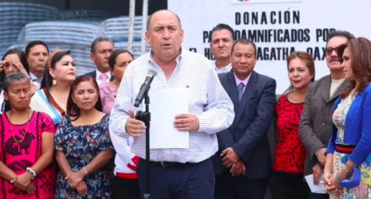 DIPUTADOS DONARON 10 MILLONES DE PESOS EN INSUMOS Y MATERIALES PARA DAMNIFICADOS POR HURACÁN “AGATHA”, EN OAXACA￼