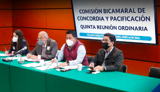 LA COCOPA SE REUNIÓ CON LA SEGOB Y LA UNESCO PARA ATENDER A FAMILIAS DESPLAZADAS EN CHIAPAS￼