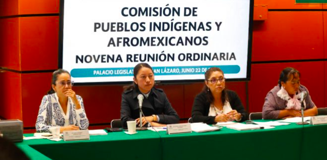 COMISIÓN DE PUEBLOS INDÍGENAS Y AFROMEXICANOS PIDE AL INE PROYECTO DE REDISTRITACIÓN￼