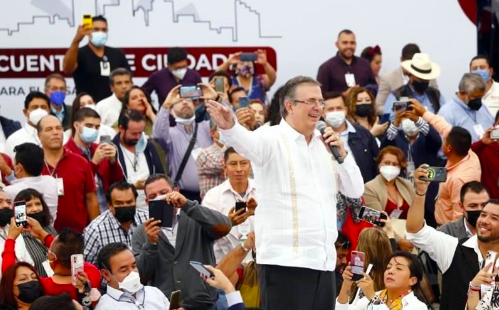 LLAMA EBRARD A DEFENDER LA POLÍTICA ENERGÉTICA DE AMLO￼