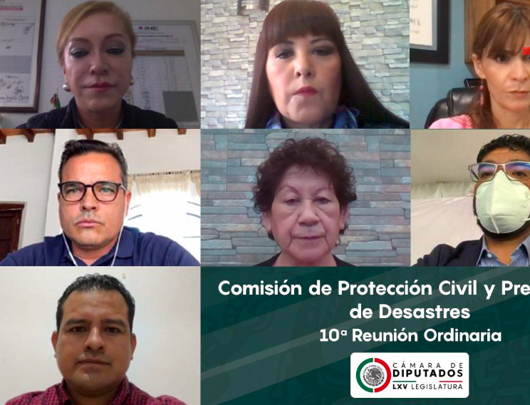 Diputadas y diputados se reunirán con la Coordinación Nacional de Protección Civil