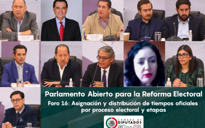 ABORDAN TIEMPOS OFICIALES EN PROCESO ELECTORAL, EN PARLAMENTO PARA LA REFORMA ELECTORAL￼