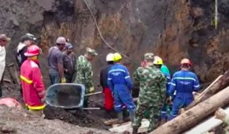 SE REGISTRA DERRUMBE EN MINA DE CARBÓN EN COLOMBIA; HAY 9 MINEROS ATRAPADOS