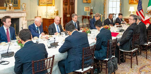 EU Y MÉXICO HABLAN DE SEGURIDAD EN WASHINGTON; DESTACAN AVANCES￼