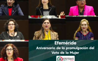 CONMEMORA CÁMARA DE DIPUTADOS EL 69 ANIVERSARIO DE LA PROMULGACIÓN DEL VOTO DE LA MUJER