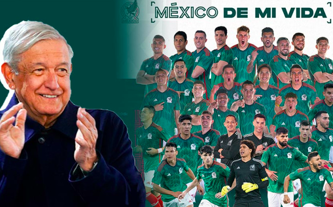 QUE SE TRAIGAN LA COPA: LÓPEZ OBRADOR ANIMA AL TRI PARA QATAR 2022