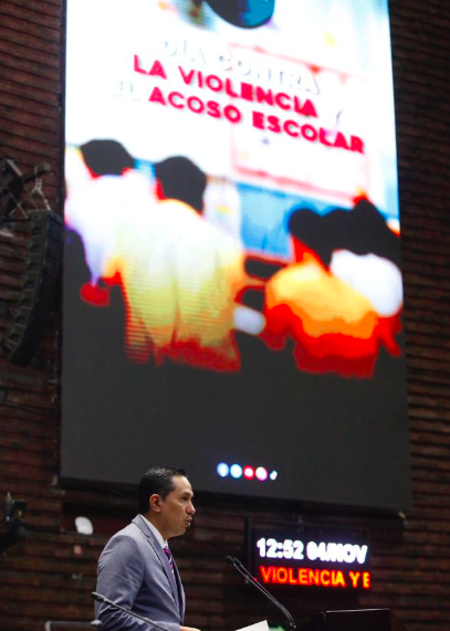 DIPUTADOS FIJAN POSTURA POR EL DÍA INTERNACIONAL CONTRA LA VIOLENCIA Y EL ACOSO ESCOLAR