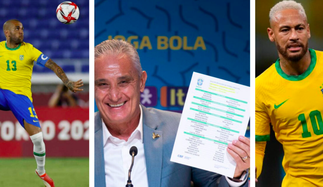 DANI ALVES Y NEYMAR LIDERARÁN A BRASIL EN EL MUNDIAL DE QATAR