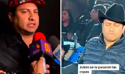 JULIÓN ÁLVAREZ SE PRESENTA BORRACHO A UN CONCIERTO EN BAJA CALIFORNIA