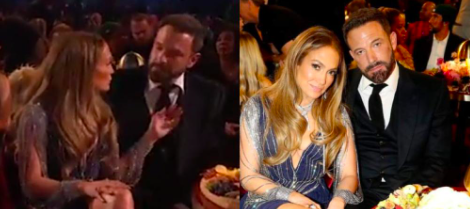 JENNIFER LOPEZ REGAÑÓ A BEN AFFLECK EN LA ENTREGA DE LOS GRAMMYS