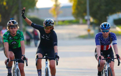 LA CICLISTA MEXICANA YARELY SALAZAR GANÓ ORO EN EL GRAND PRIX DE EU