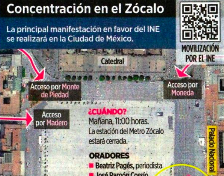 Sheinbaum: CDMX brindará todas las facilidades para la marcha a favor del INE