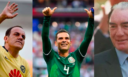 RAFA MARQUEZ, CUAUHTÈMOC BLANCO, ÒSCAR “CONEJO” PÈREZ Y FERNANDO QUIRARTE AL SALÓN DE LA FAMA DEL FUTBOL