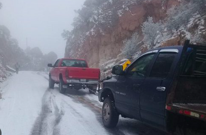 FRENTE FRÍO DEJA NEVADAS EN CHIHUAHUA, SONORA Y BAJA CALIFORNIA