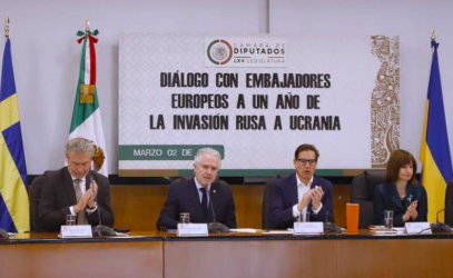 REALIZAN DIPUTADOS DIÁLOGO PARLAMENTARIO CON EMBAJADORES EUROPEOS “A UN AÑO DE LA INVASIÓN RUSA A UCRANIA”