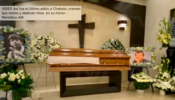 CREMAN RESTOS DE CHABELO Y LE DEDICAN UNA MISA EN SU HONOR