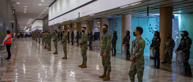 MARINA INTENSIFICA INSPECCIONES EN EL AICM PARA PREVENIR TRÀFICO DE DROGAS
