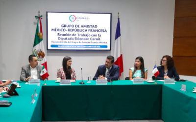 GRUPO DE AMISTAD MÉXICO-FRANCIA ENRIQUECEN AGENDA DE PRÓXIMA REUNIÓN INTERPARLAMENTARIA