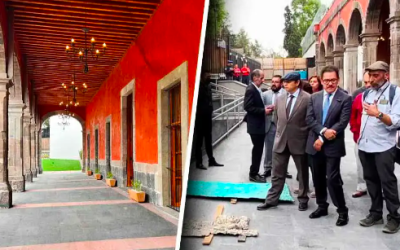AVANZAN OBRAS DE RECUPERACIÓN DE LA ANTIGUA GARITA DE SAN LÁZARO; SE INAUGURARÁ EL 15 DE JULIO PRÓXIMO: IGNACIO MIER