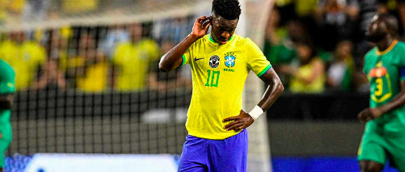 BRASIL CAE 4-2 ANTE SENEGAL PREVIO AL INICIO DE ELIMINATORIAS MUNDIALISTAS
