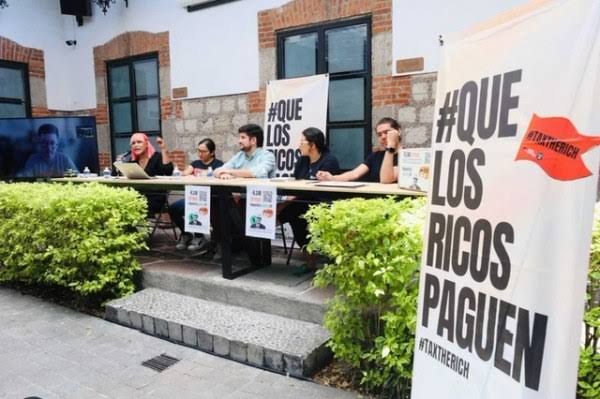 BANCADA DE MORENA RESPALDA CAMPAÑA CIUDADANA PARA QUE LOS RICOS PAGUEN MÁS IMPUESTOS