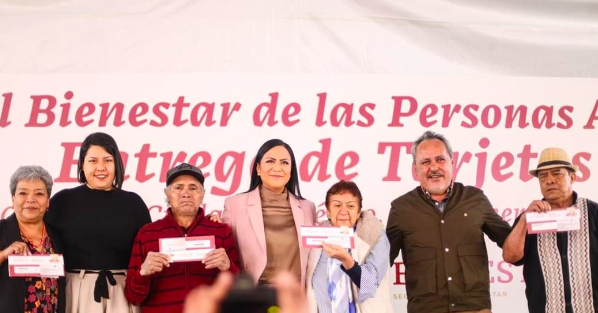 AUMENTA LA PENSIÓN UNIVERSAL 25%, LOS ADULTOS MAYORES RECIBIRÁN SEIS MIL PESOS BIMESTRALES