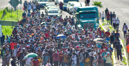 PARTE DE CHIAPAS NUEVA CARAVANA DE MIGRANTES HACIA ESTADOS UNIDOS