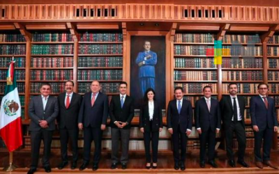 SE REÚNEN COORDINADORES PARLAMENTARIOS CON LA SECRETARIA DE GOBERNACIÓN