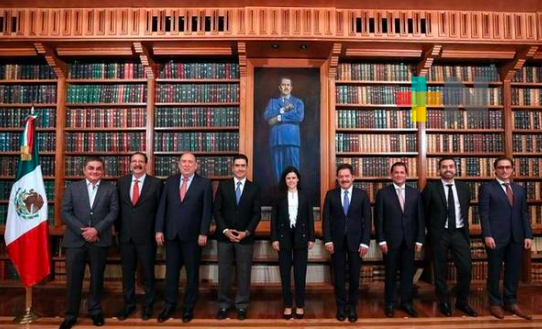 SE REÚNEN COORDINADORES PARLAMENTARIOS CON LA SECRETARIA DE GOBERNACIÓN