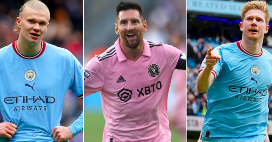MESSI, DE BRUYNE Y HAALAND SON NOMINADOS A JUGADOR DEL AÑO DE LA UEFA